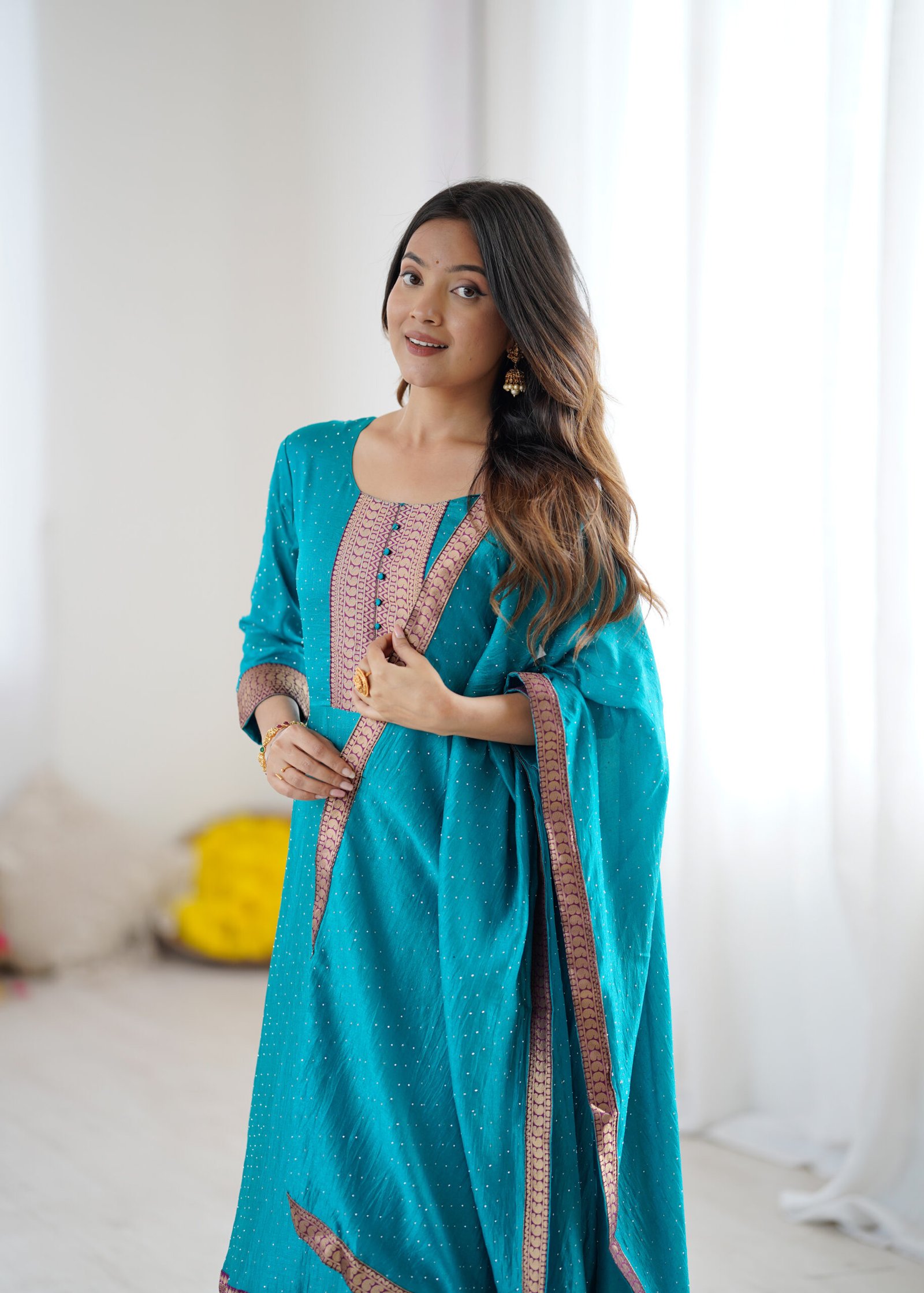 o'sajna dhingali designer gown set o'sajna dhingali designer gown set