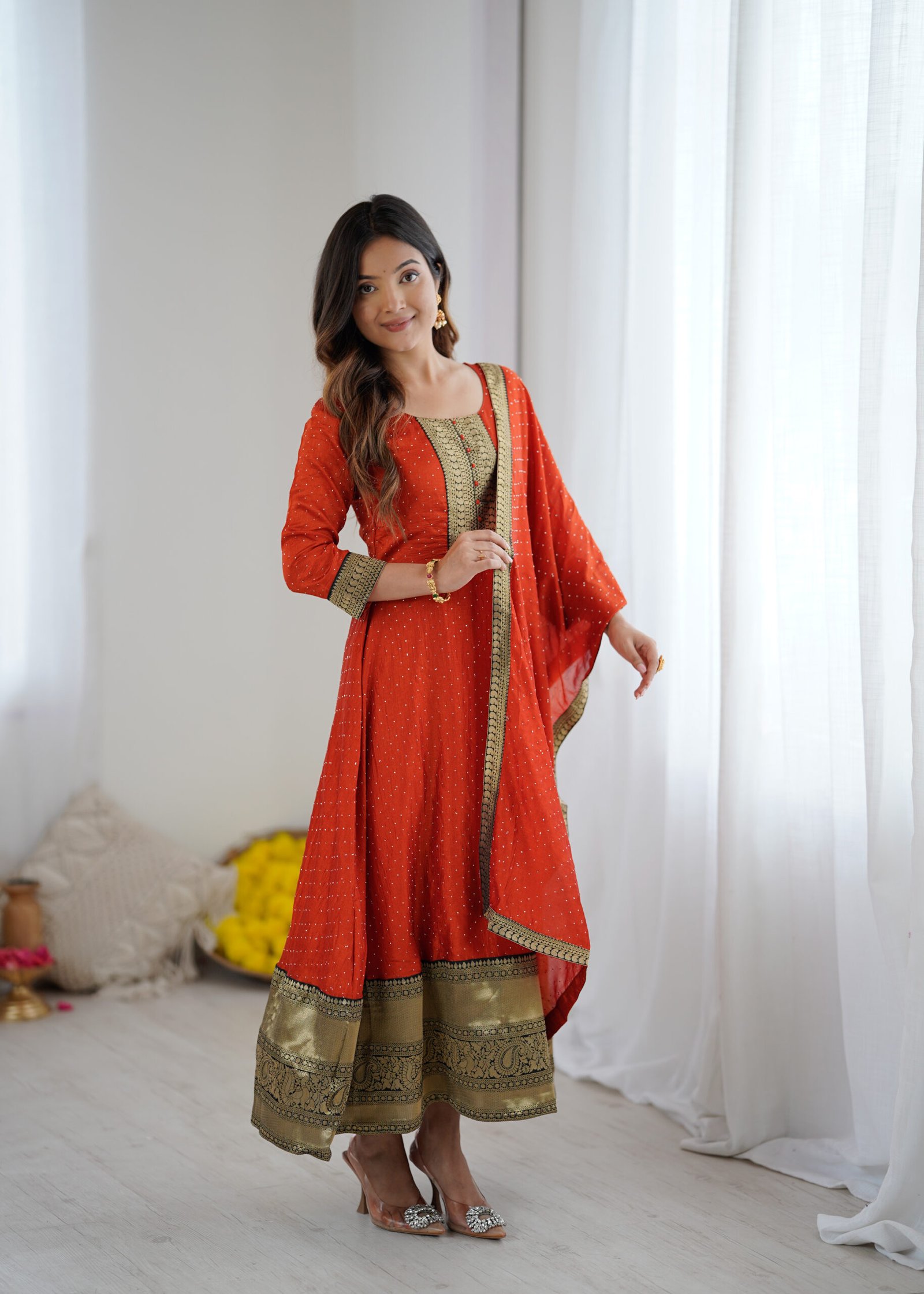 o'sajna dhingali designer gown set o'sajna dhingali designer gown set