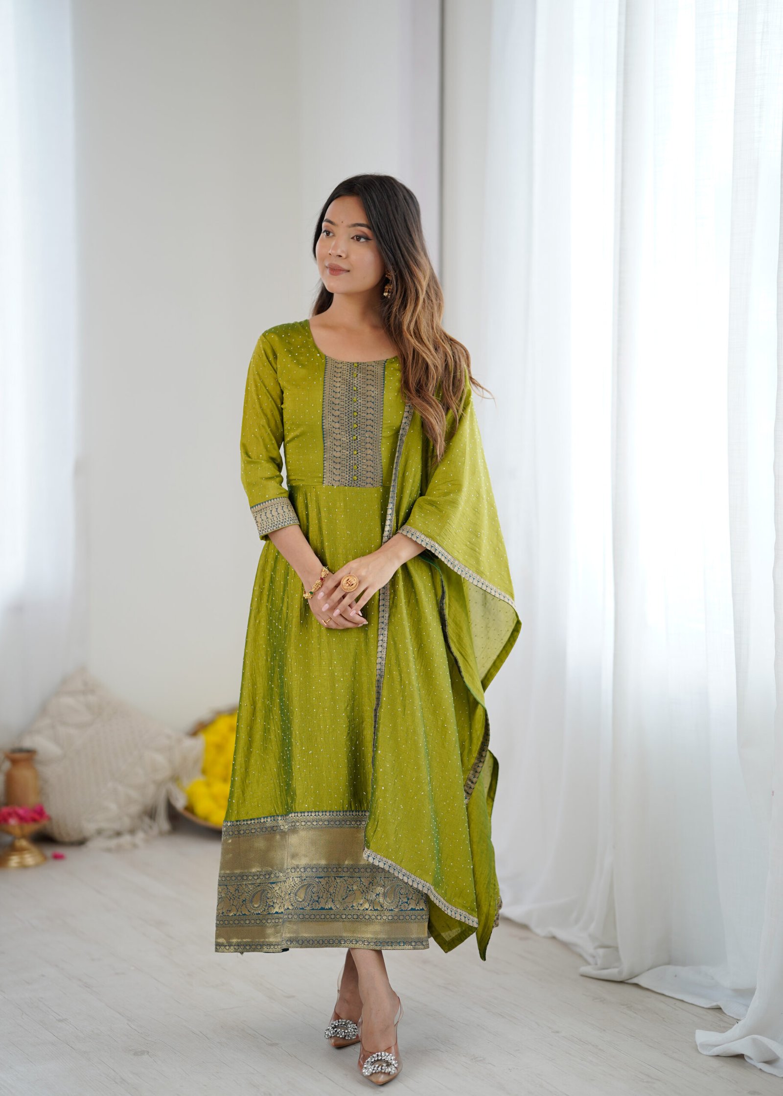 o'sajna dhingali designer gown set o'sajna dhingali designer gown set