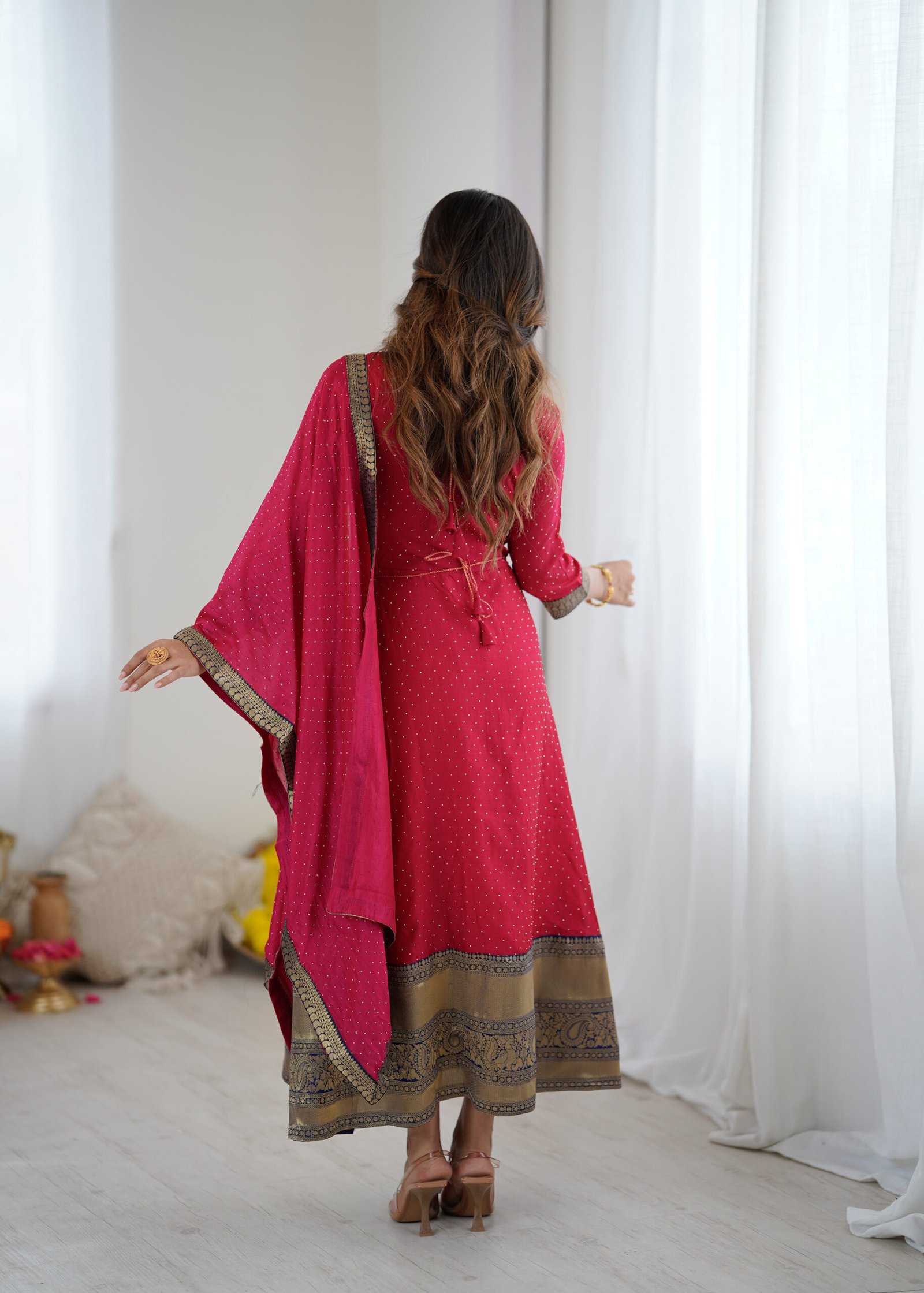 o'sajna dhingali designer gown set o'sajna dhingali designer gown set