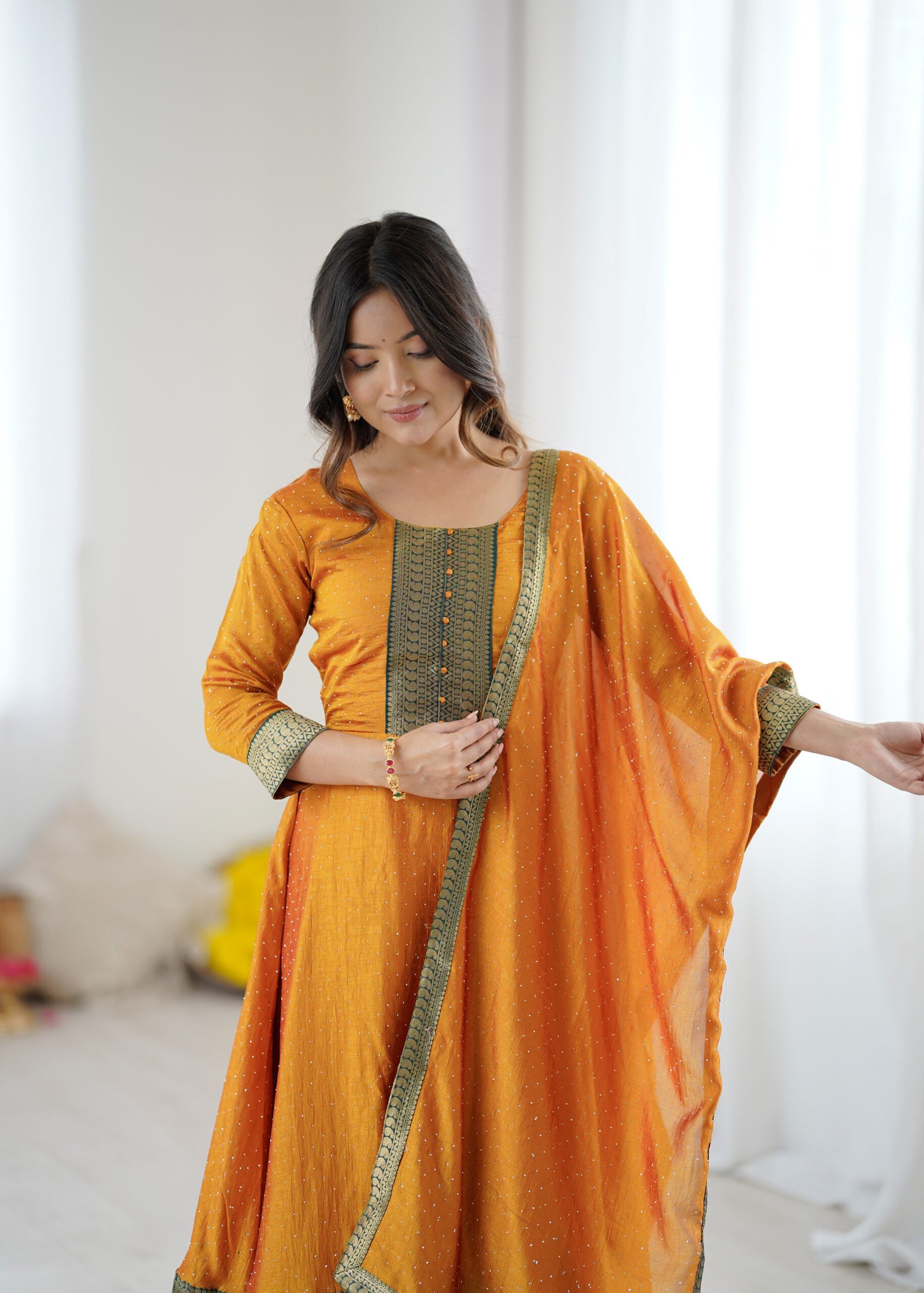 o'sajna dhingali designer gown set o'sajna dhingali designer gown set