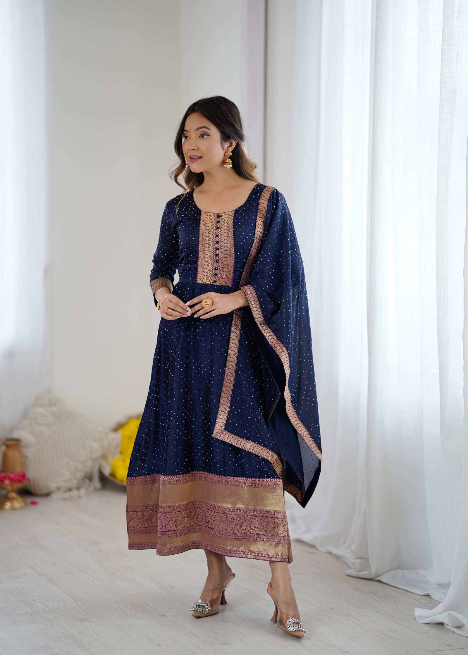 o'sajna dhingali designer gown set o'sajna dhingali designer gown set